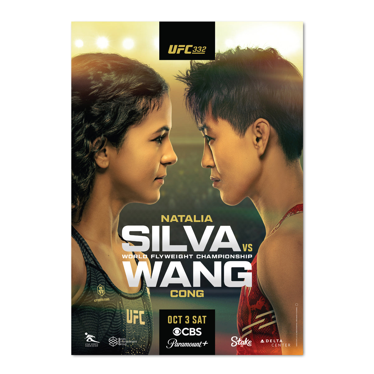 UFC 332: Silva vs Wang First Edition Autographed Event Poster