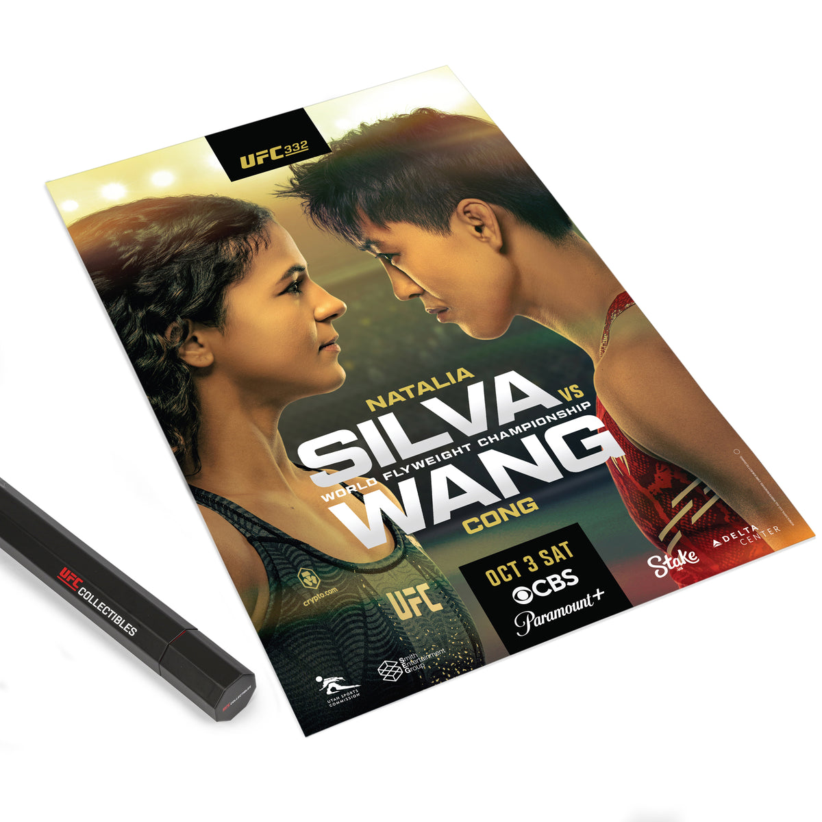 UFC 332: Silva vs Wang First Edition Autographed Event Poster
