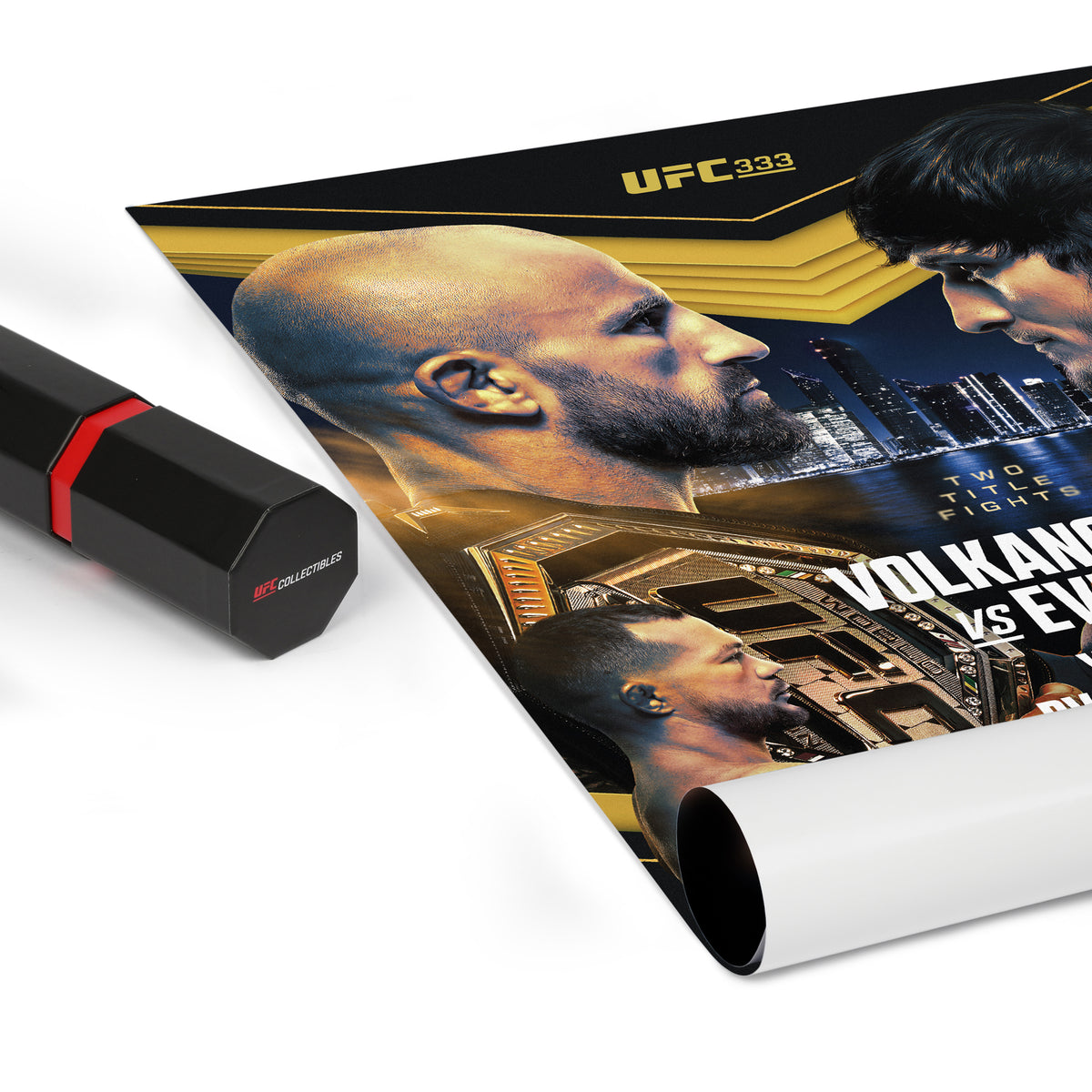 UFC 333: Volkanovski vs Evloev Autographed Event Poster