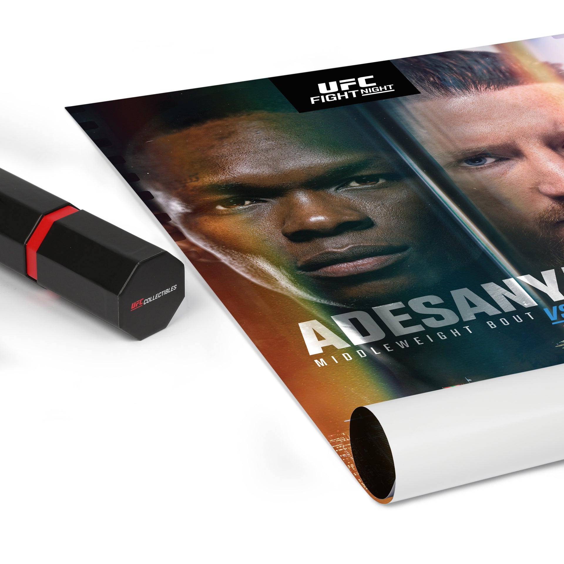 UFC Fight Night: Adesanya vs Pyfer Autographed Event Poster