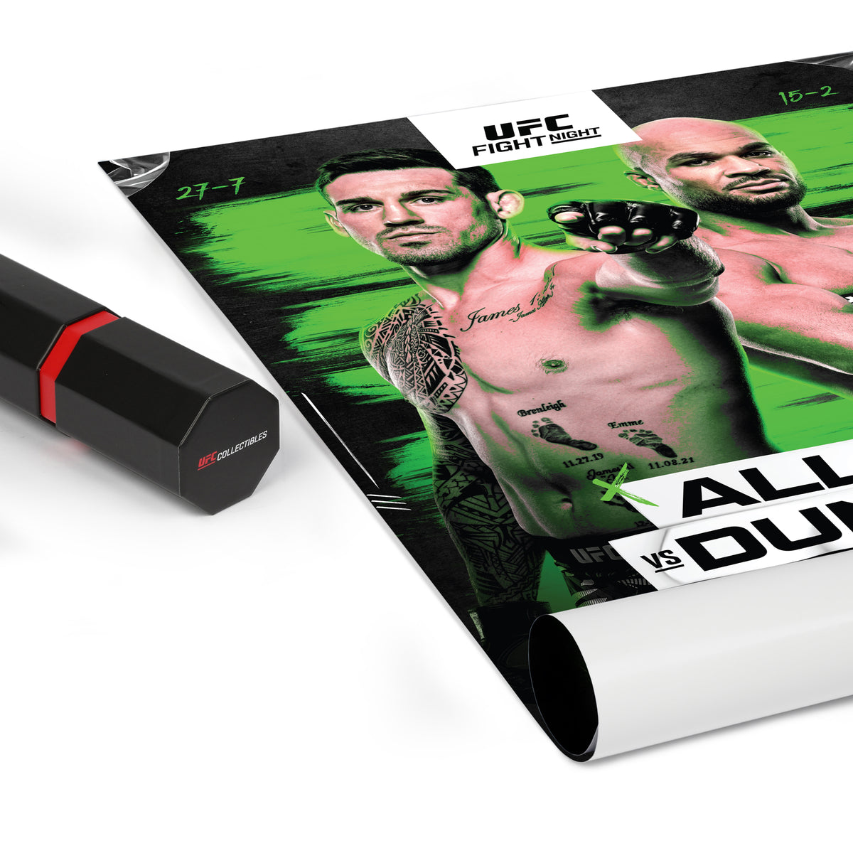 UFC Fight Night: Allen vs Duncan Autographed Event Poster