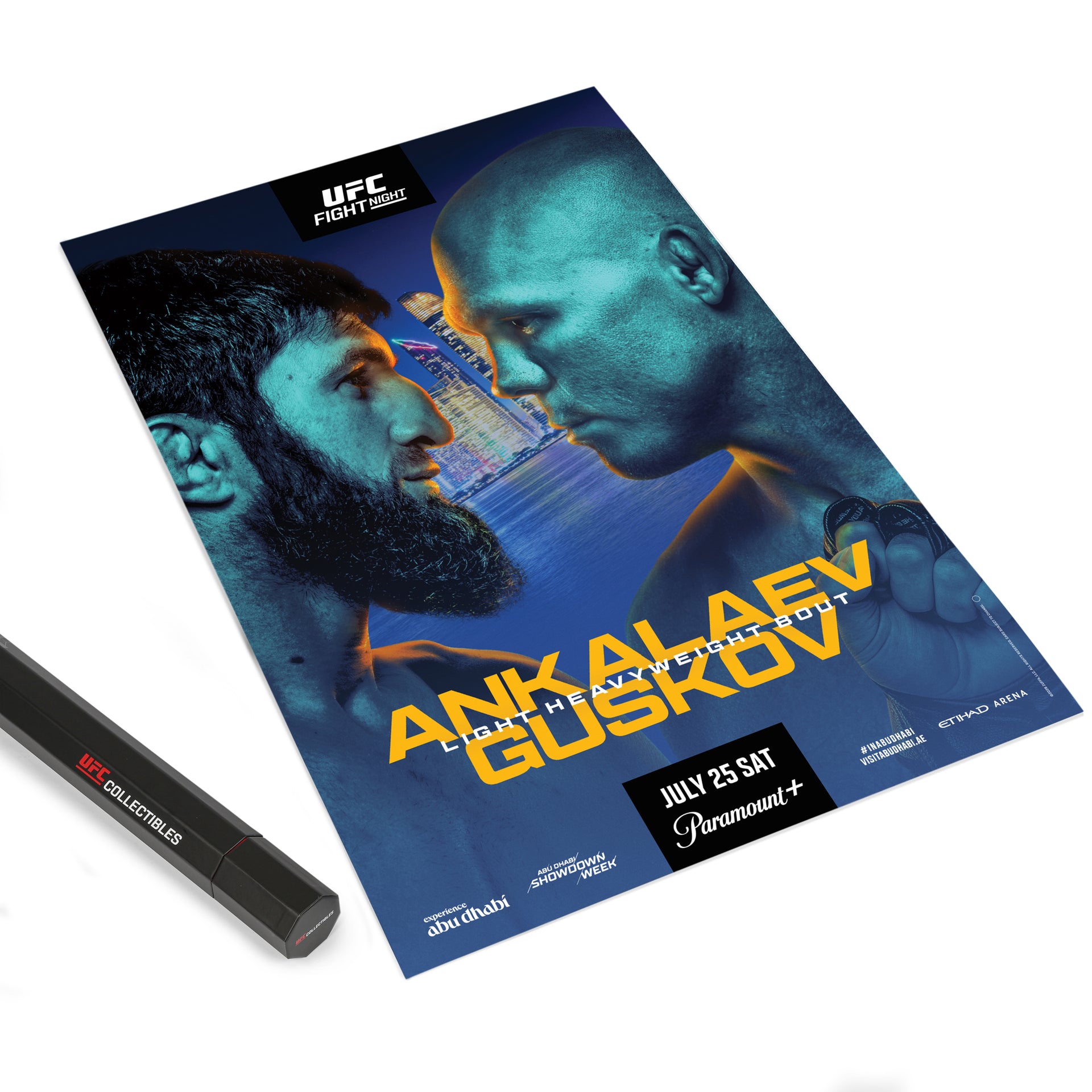 UFC Fight Night: Ankalaev vs Guskov First Edition Autographed Event Poster