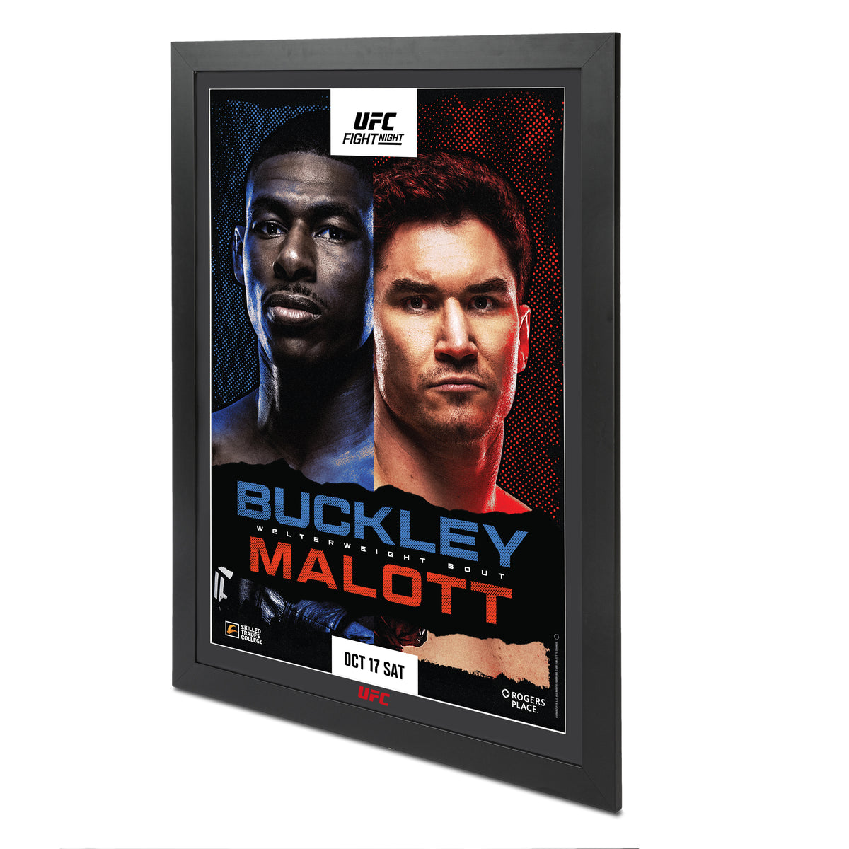 UFC Fight Night: Buckley vs Malott Autographed Event Poster
