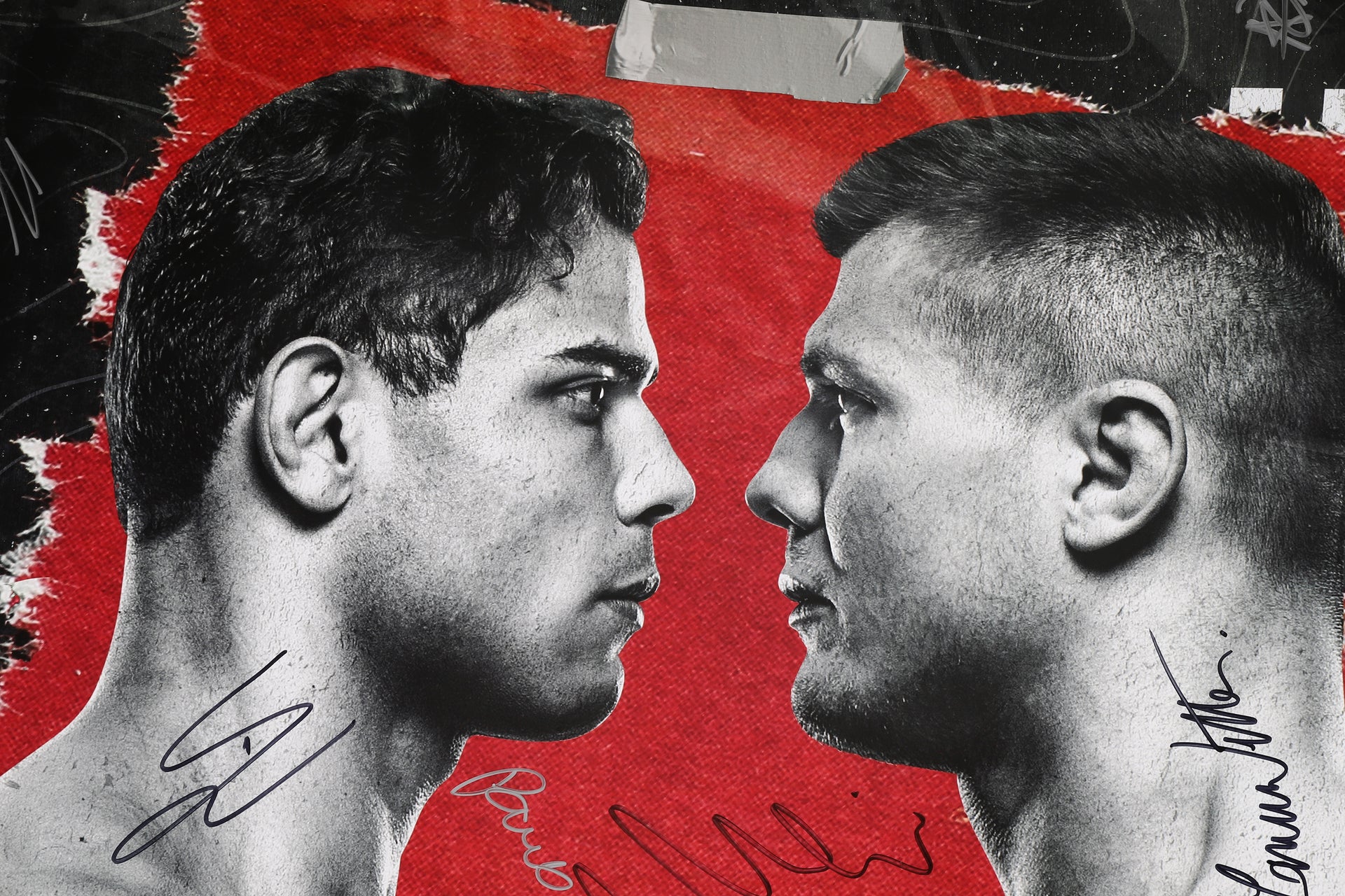 UFC Fight Night: Costa vs Vettori Autographed Event Poster