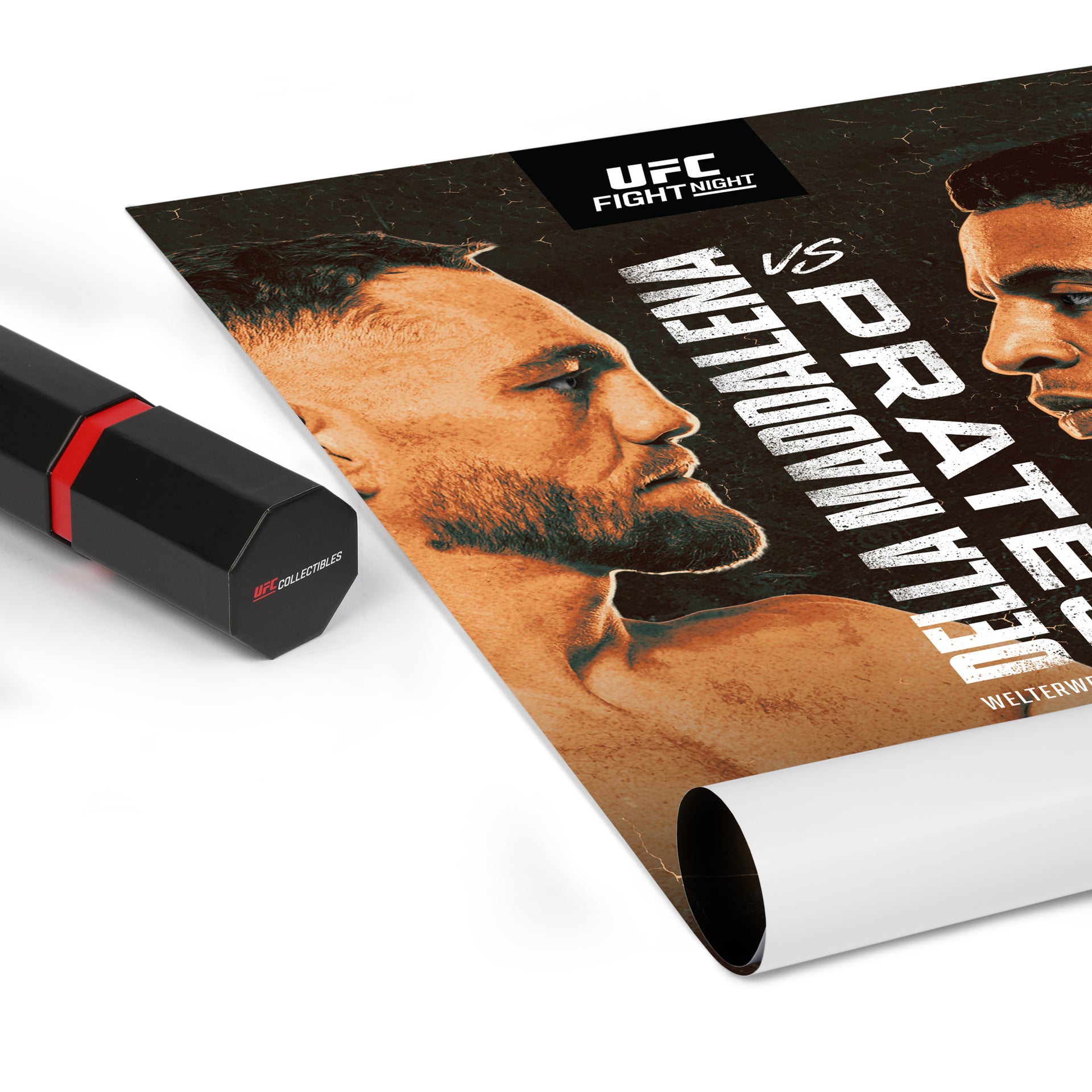 UFC Fight Night: Della Maddalena vs Prates Autographed Event Poster