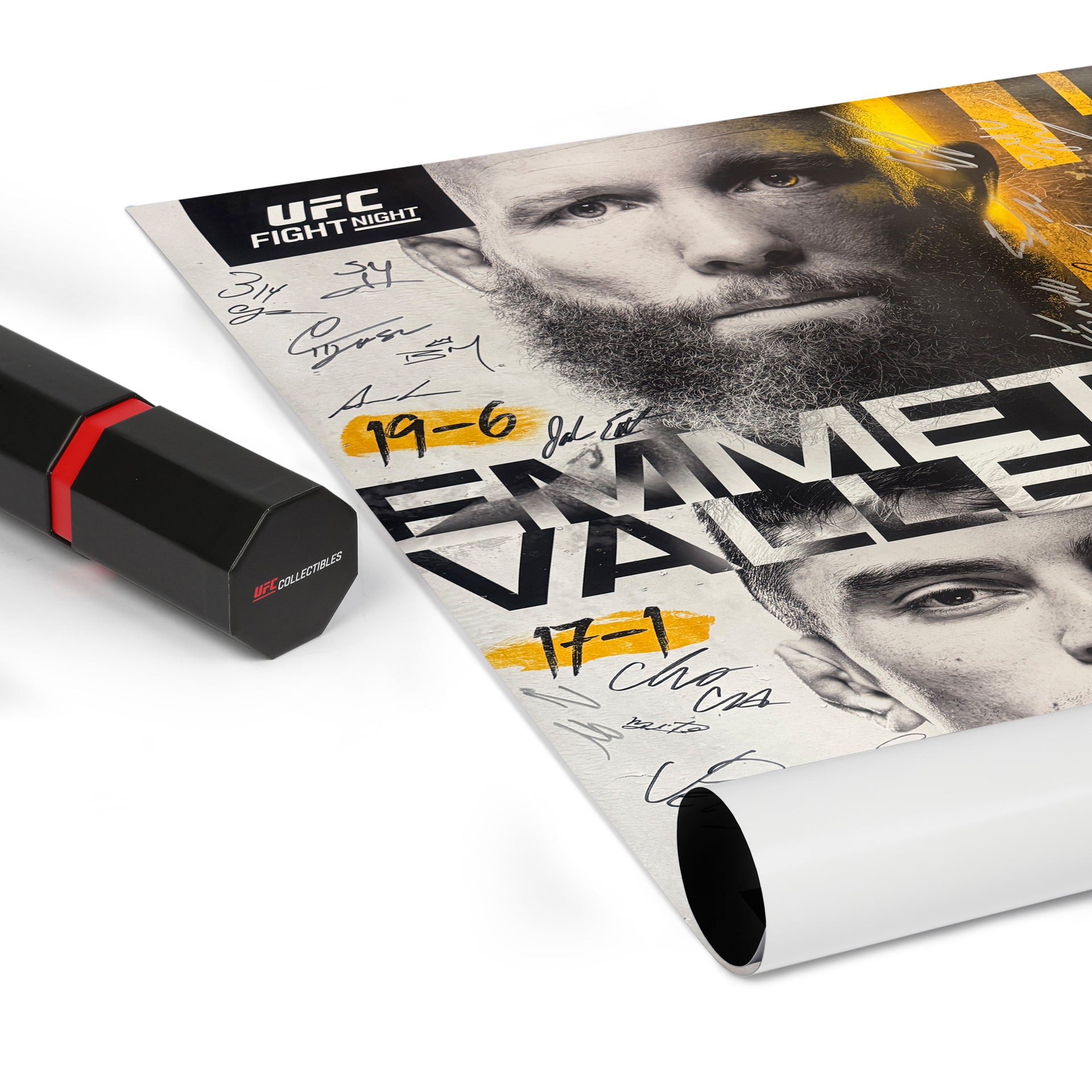 UFC Fight Night: Emmett vs Vallejos Autographed Event Poster