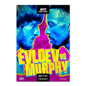 UFC Fight Night: Evloev vs Murphy Autographed Event Poster