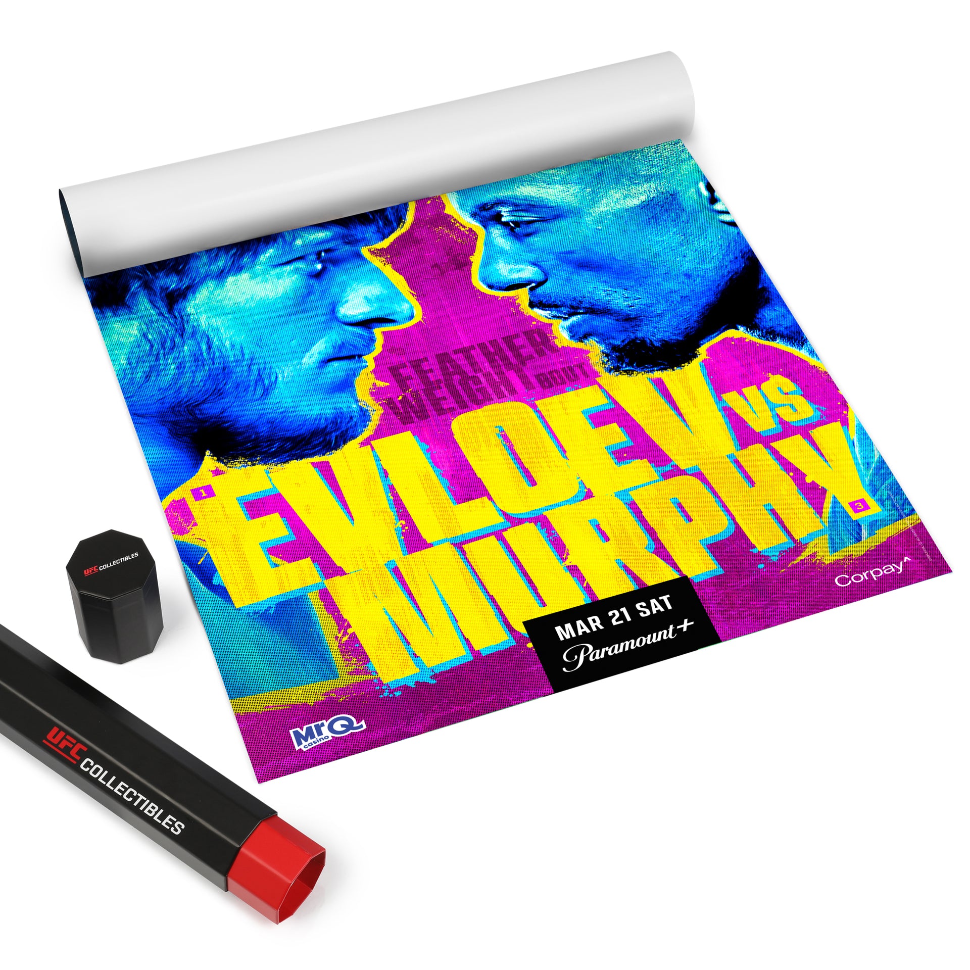 UFC Fight Night: Evloev vs Murphy Autographed Event Poster