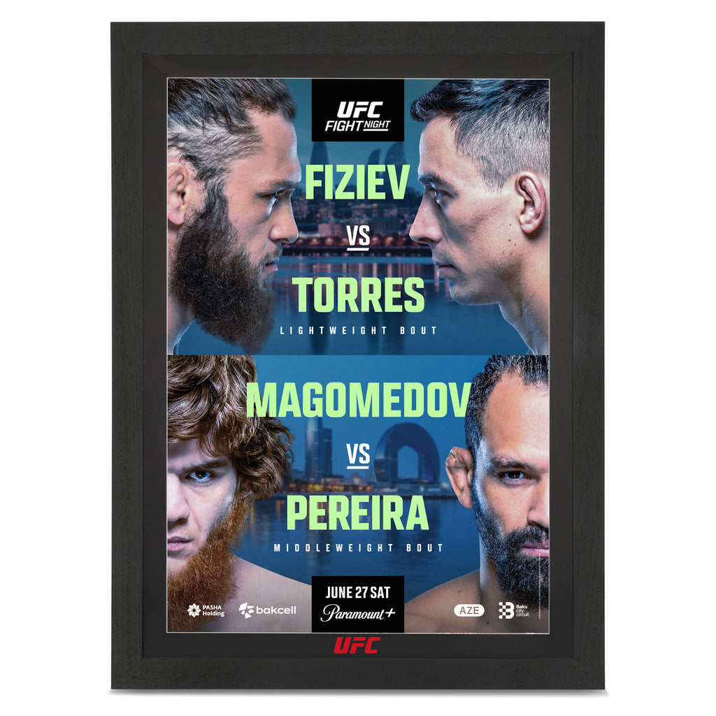 UFC Fight Night: Fiziev vs Torres Autographed Event Poster