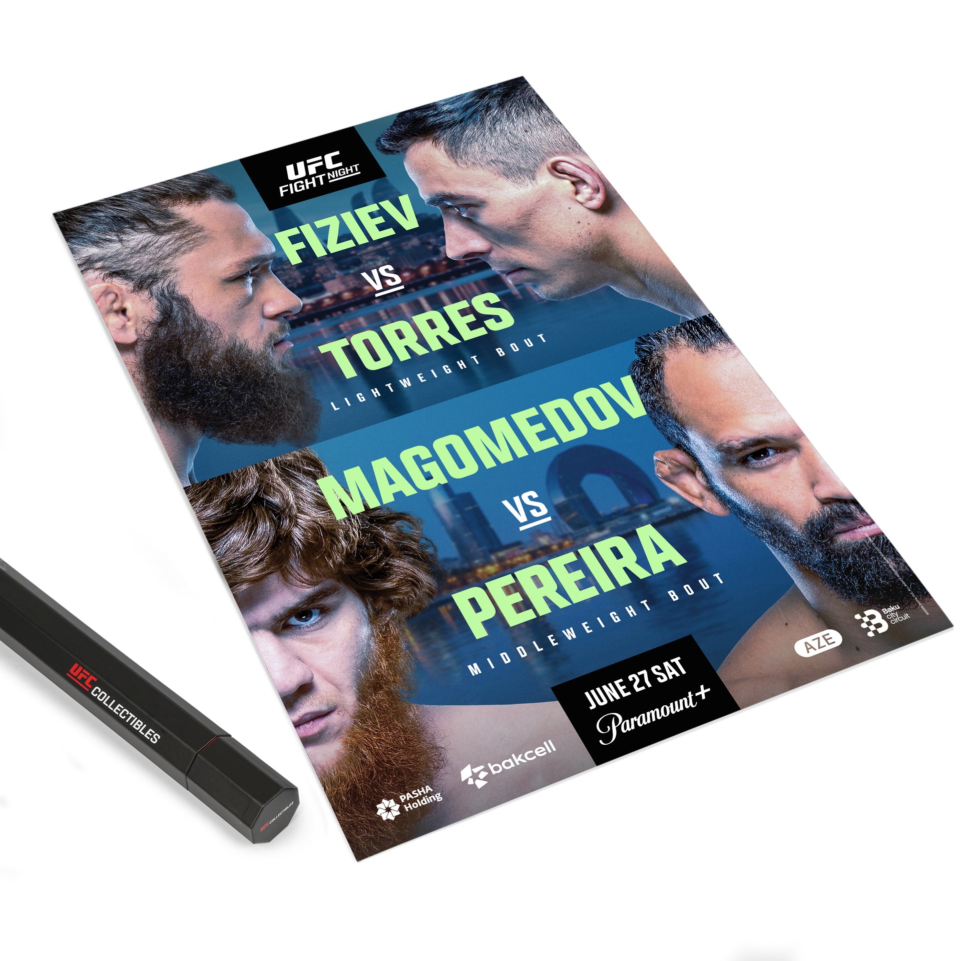 UFC Fight Night: Fiziev vs Torres First Edition Autographed Event Poster