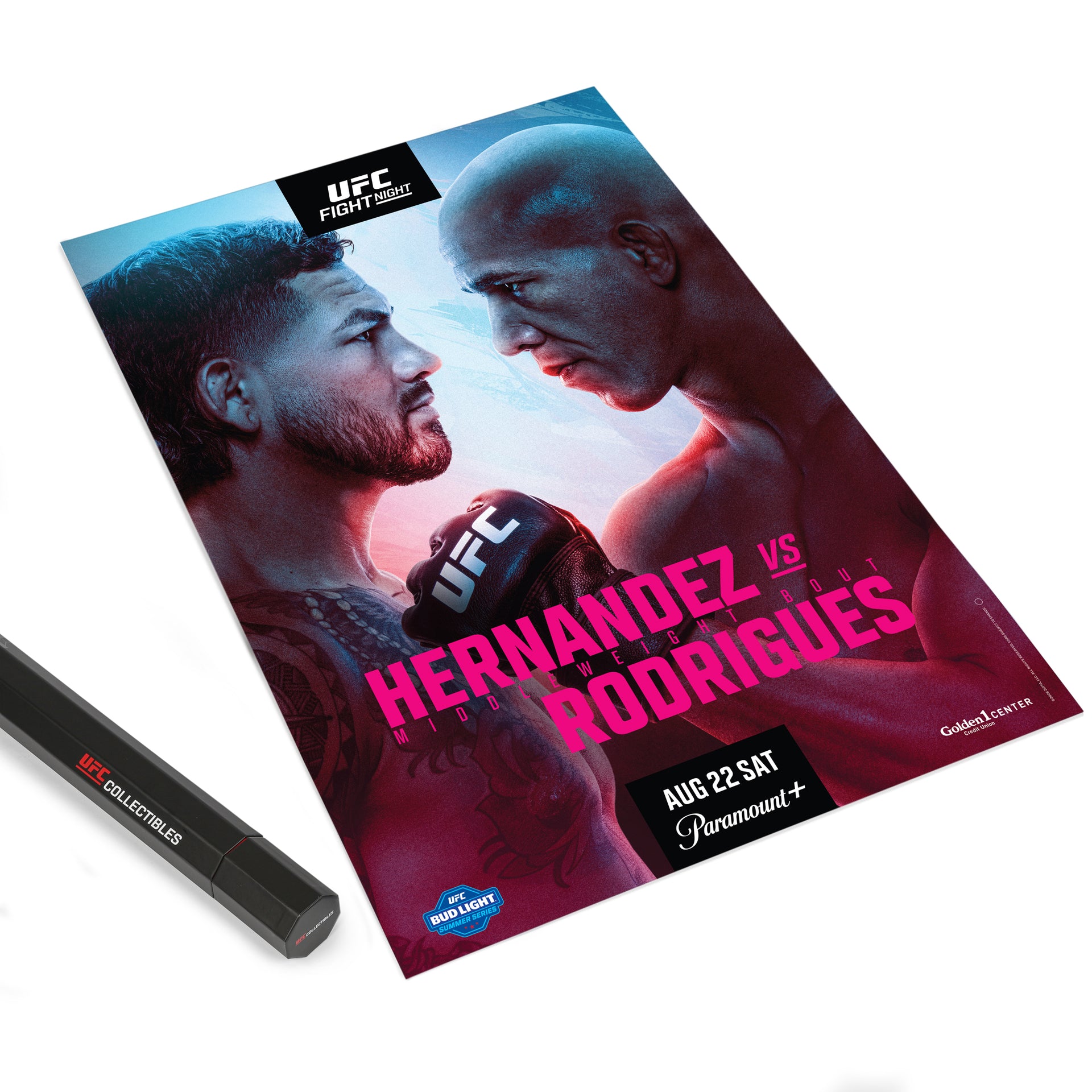 UFC Fight Night: Hernandez vs Rodrigues Autographed Event Poster