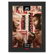 UFC Fight Night: Hooker vs Parnasse First Edition Autographed Event Poster