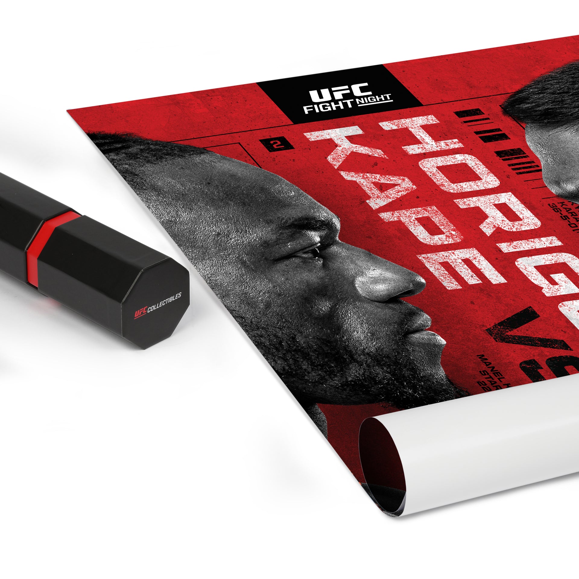 UFC Fight Night: Kape vs Horiguchi Autographed Event Poster