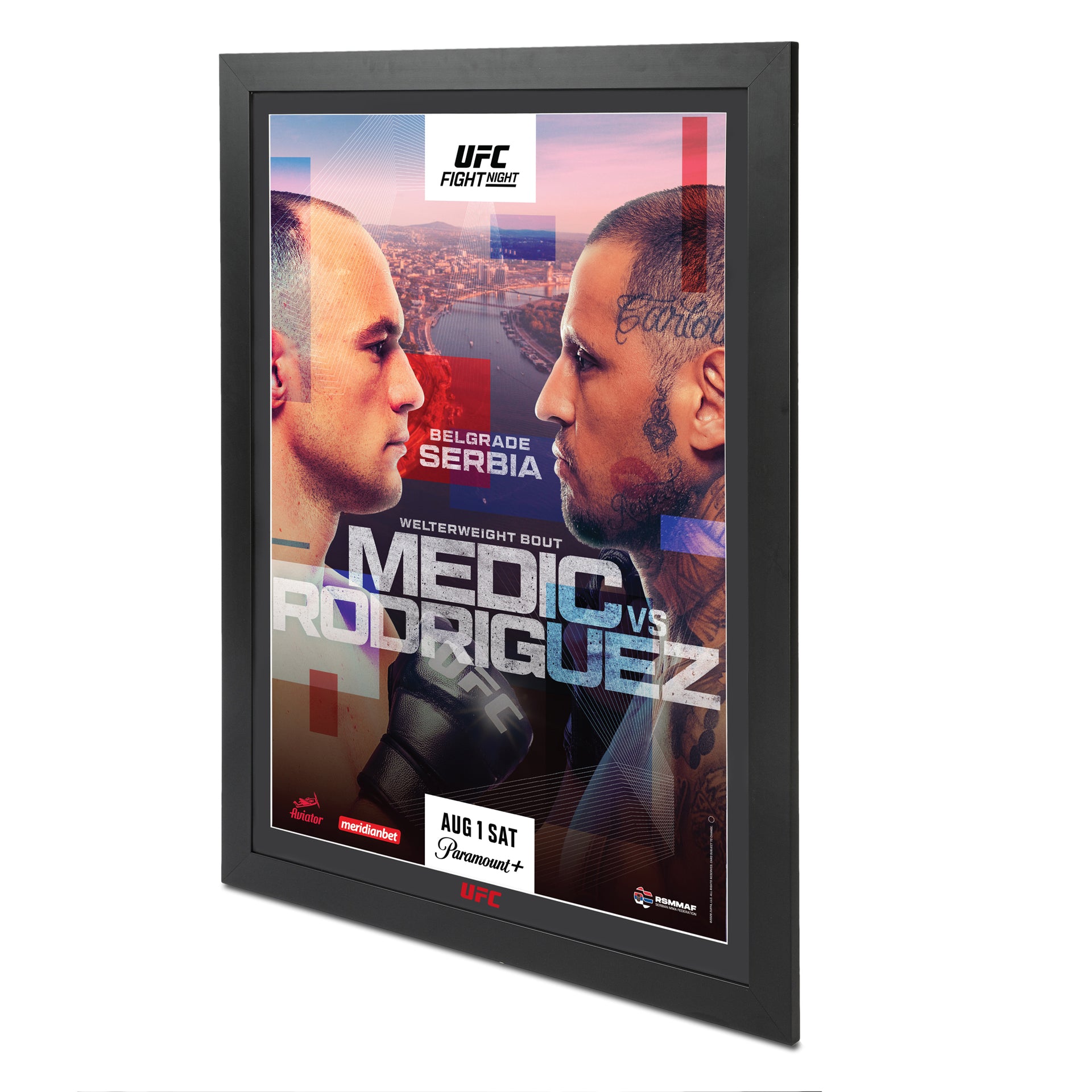 UFC Fight Night: Medic vs Rodriguez First Edition Autographed Event Poster
