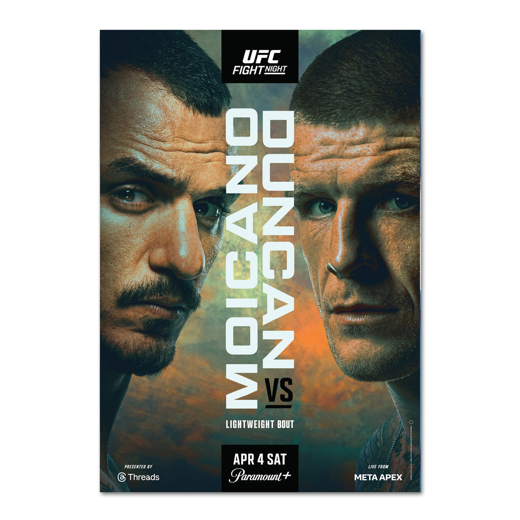 UFC Fight Night: Moicano vs Duncan Autographed Event Poster
