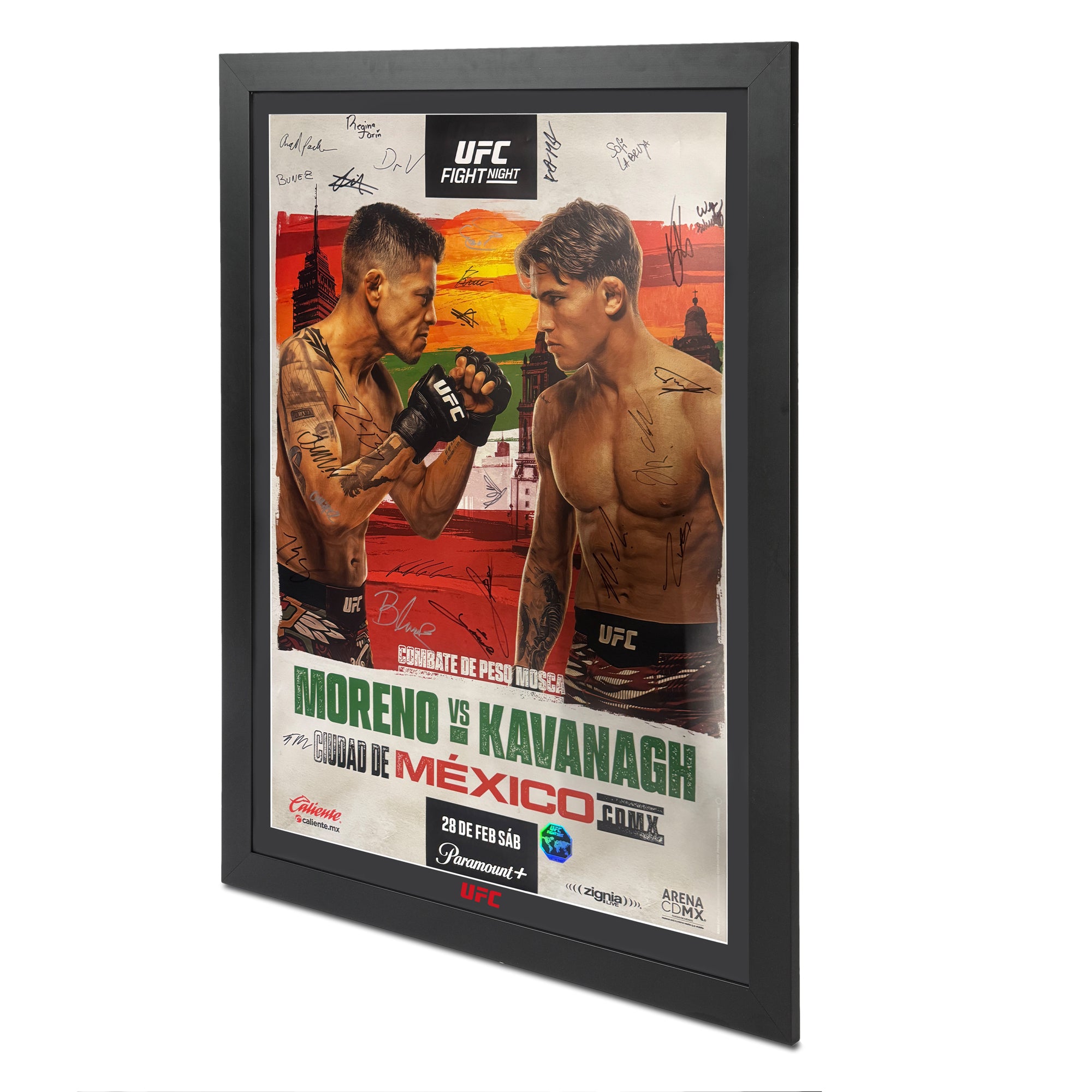 UFC Fight Night: Moreno vs Kavanagh Autographed Event Poster – UFC
