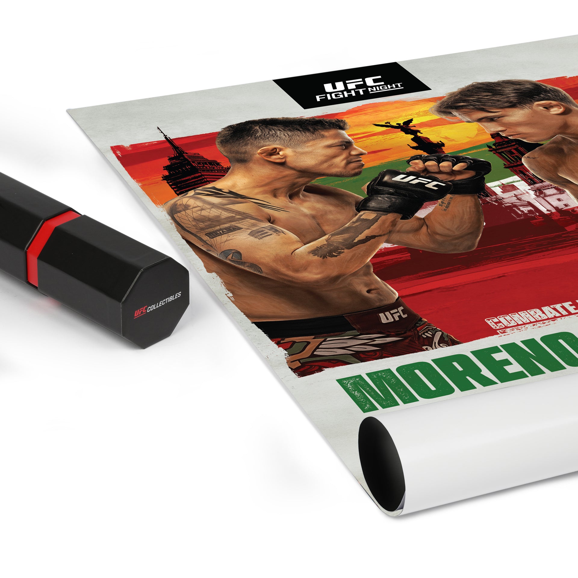 UFC Fight Night: Moreno vs Kavanagh First-Edition Autographed Event Poster