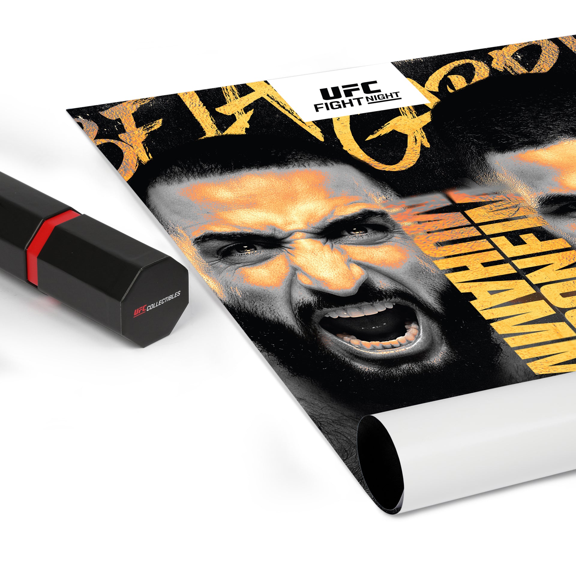 UFC Fight Night: Muhammad vs Bonfim Autographed Event Poster