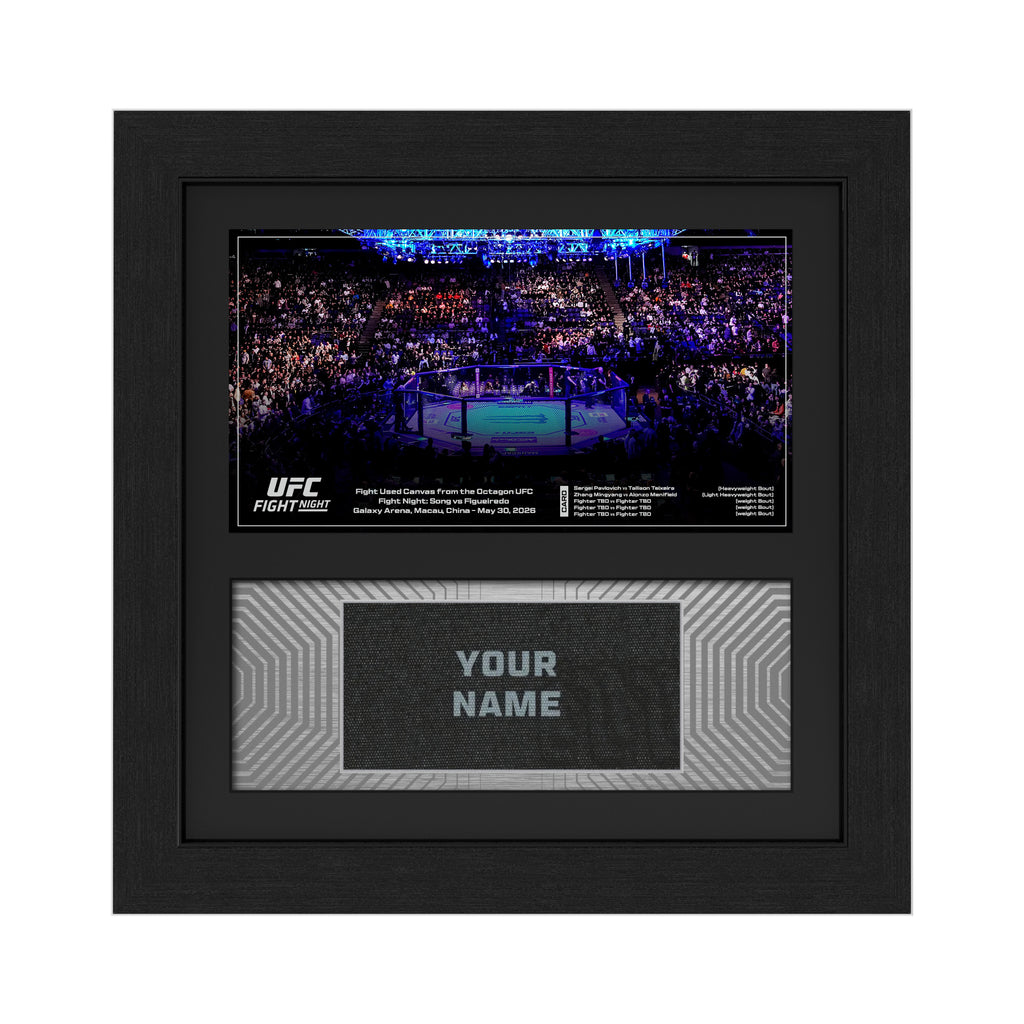 UFC Fight Night: Song vs Figueiredo Name on Canvas