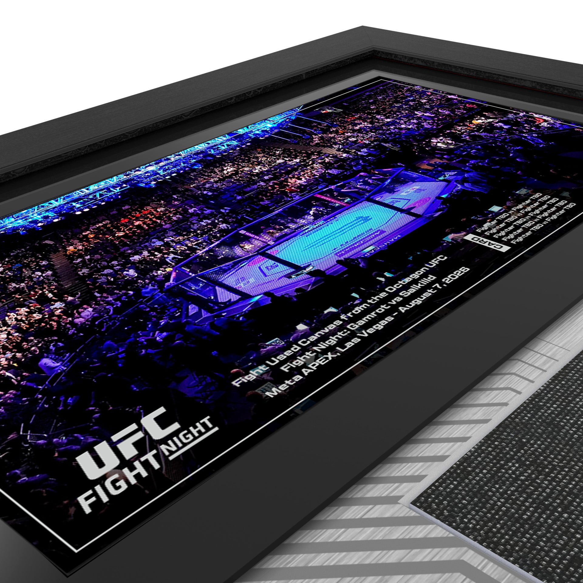 UFC Fight Night: Gamrot vs Salkilld Name on Canvas