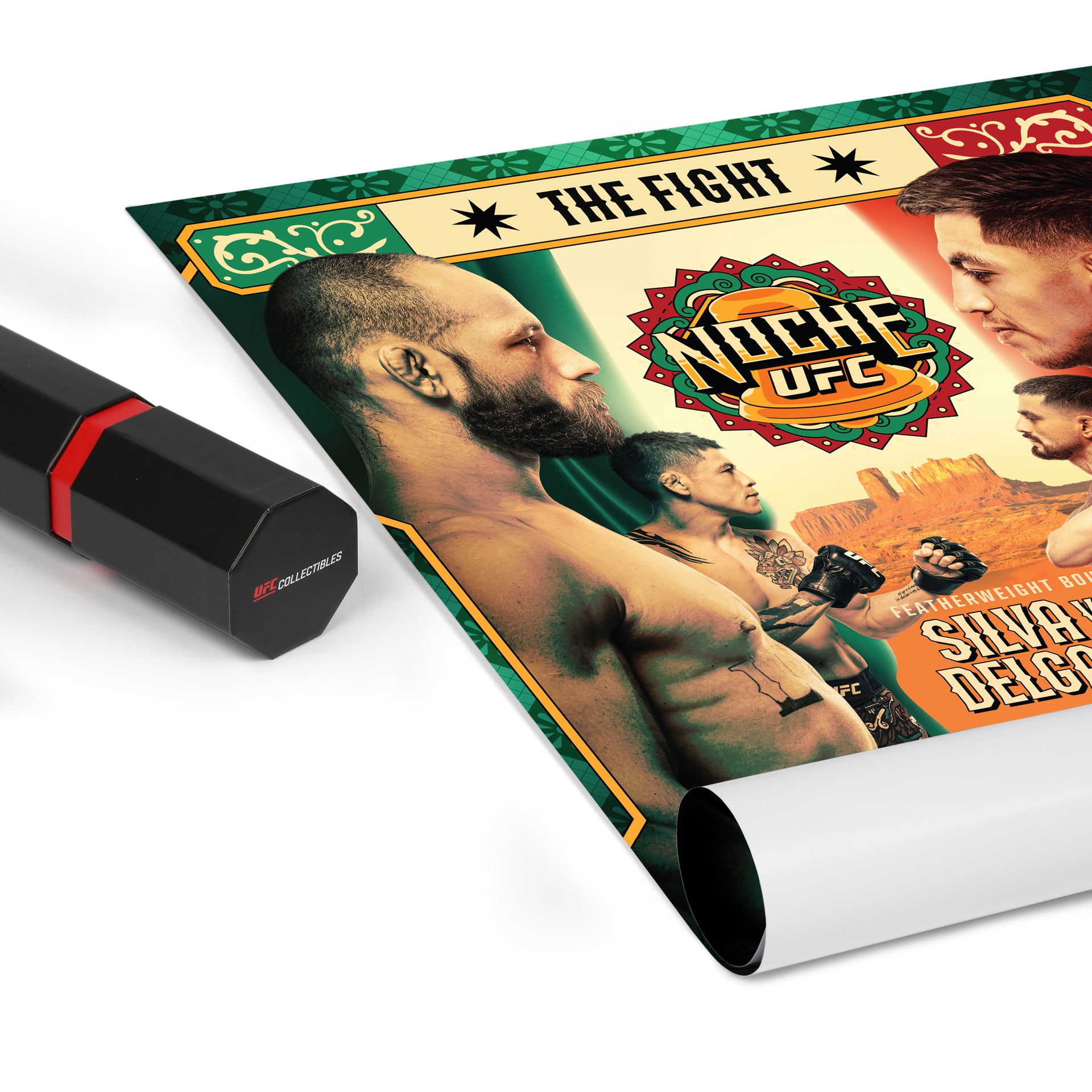 Noche UFC: Silva vs Delgado Autographed Event Poster