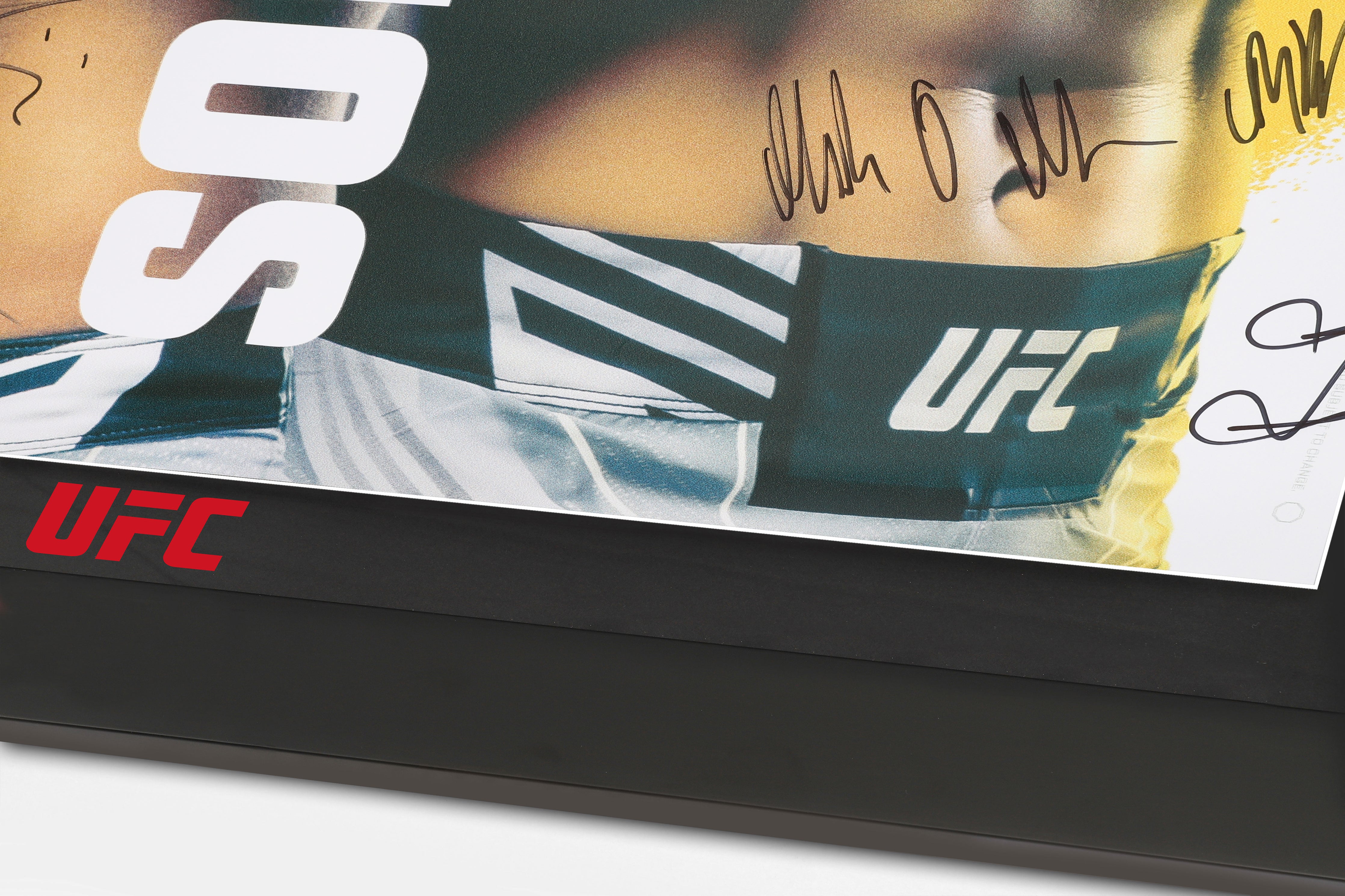 UFC Fight Night: Rodriguez vs Lemos Autographed Poster