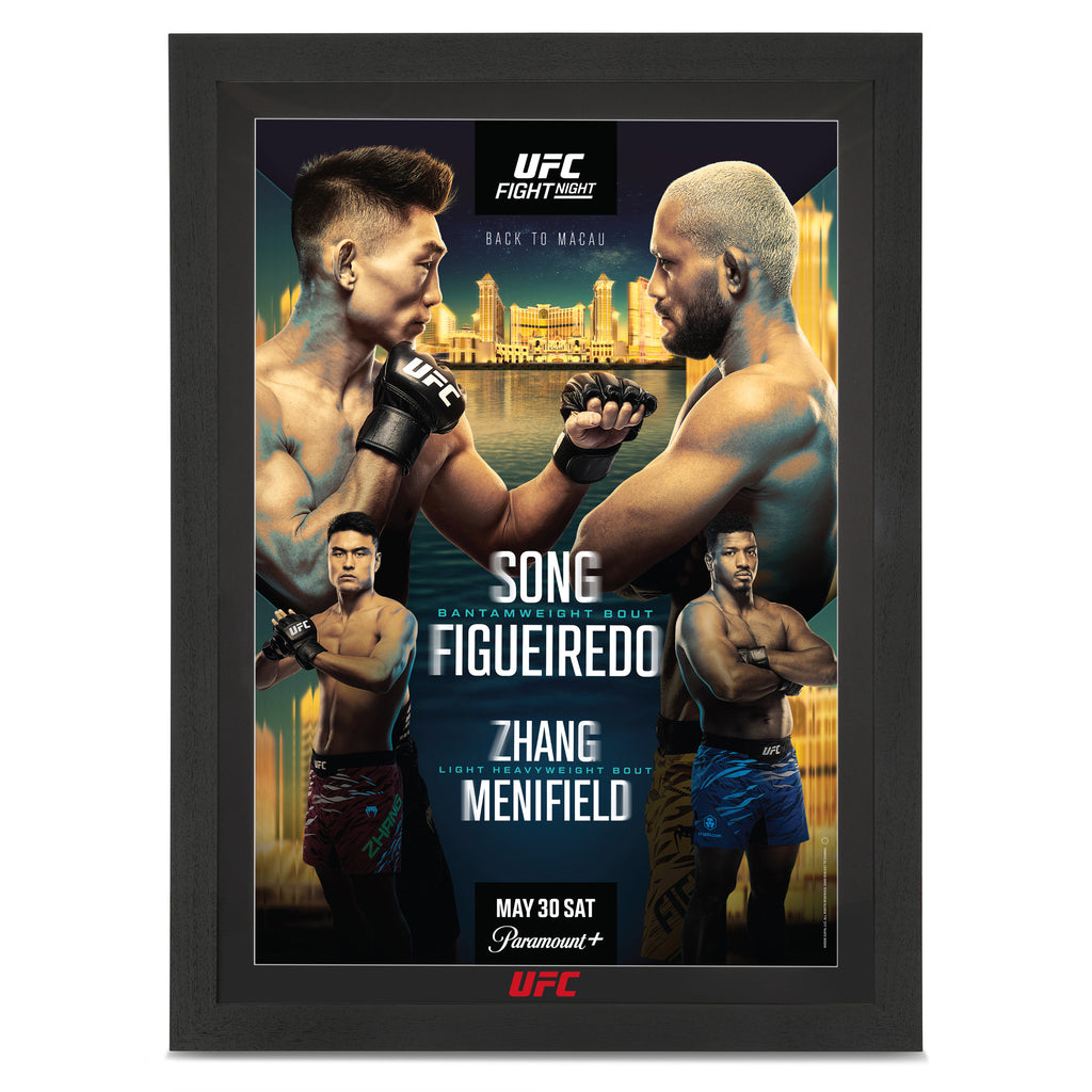 UFC Fight Night: Song vs Figueiredo Autographed Event Poster