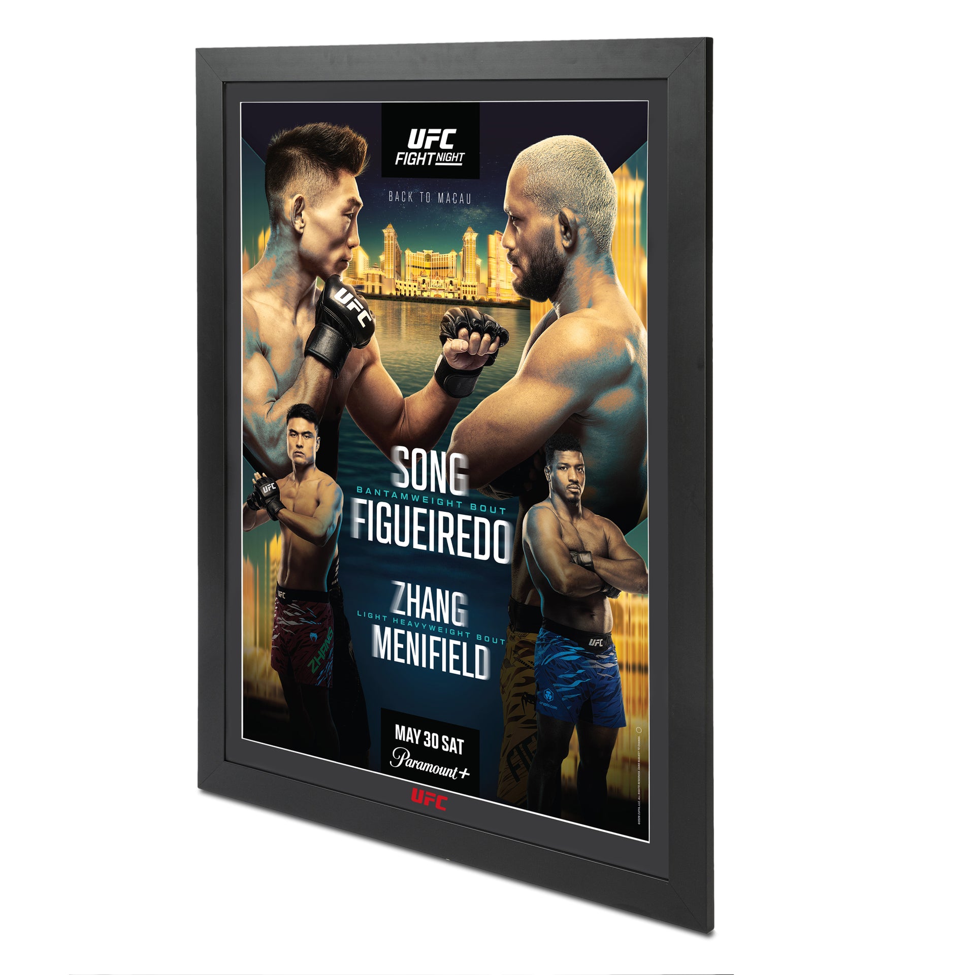 UFC Fight Night: Song vs Figueiredo First Edition Autographed Event Poster