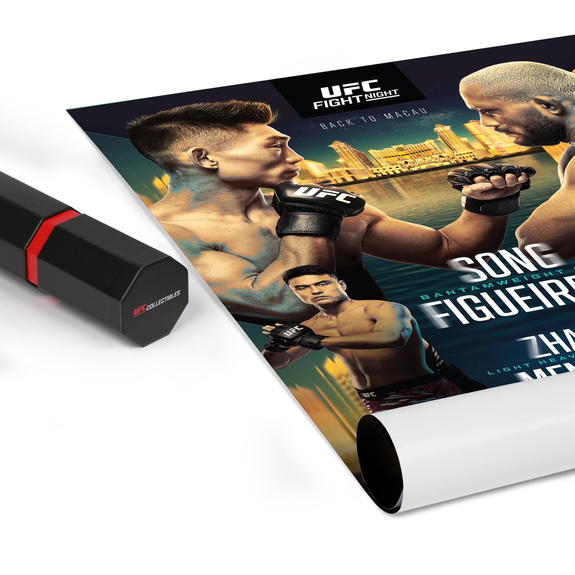 UFC Fight Night: Song vs Figueiredo First Edition Autographed Event Poster