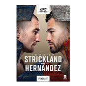 UFC Fight Night: Strickland vs Hernandez First Edition Autographed Event Poster