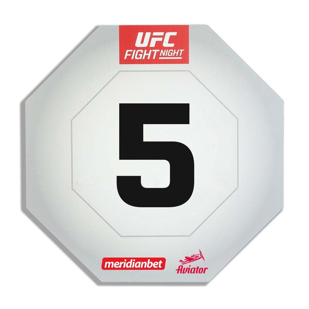 UFC Fight Night: Medic vs Rodriguez Event Used Round Card Five