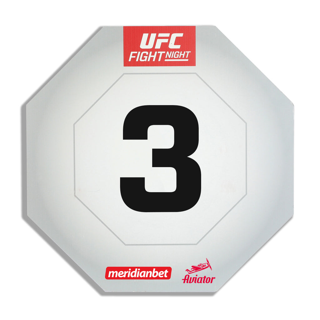 UFC Fight Night: Medic vs Rodriguez Event Used Round Card Three