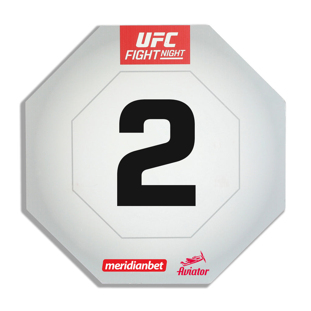 UFC Fight Night: Medic vs Rodriguez Event Used Round Card Two