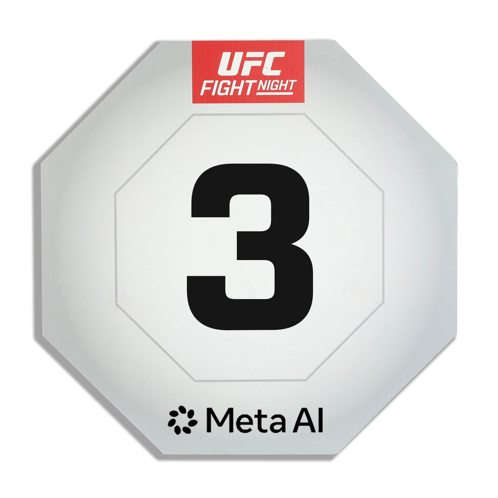 UFC Fight Night: Gamrot vs Salkilld Event Used Round Card Three