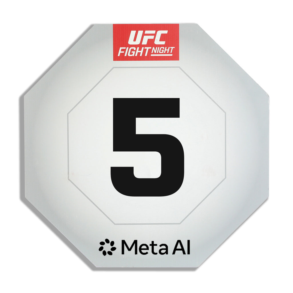 UFC Fight Night: Gamrot vs Salkilld Event Used Round Card Five