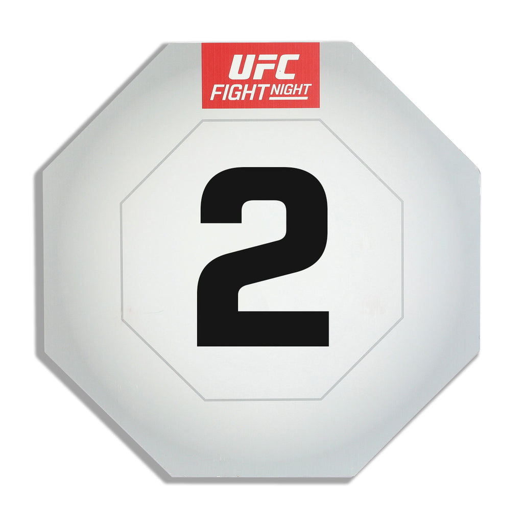 UFC Fight Night: Hernandez vs Rodrigues Event Used Round Card Two