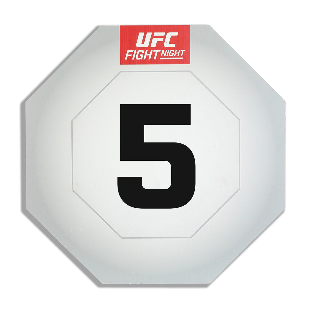 UFC Fight Night: Hernandez vs Rodrigues Event Used Round Card Five