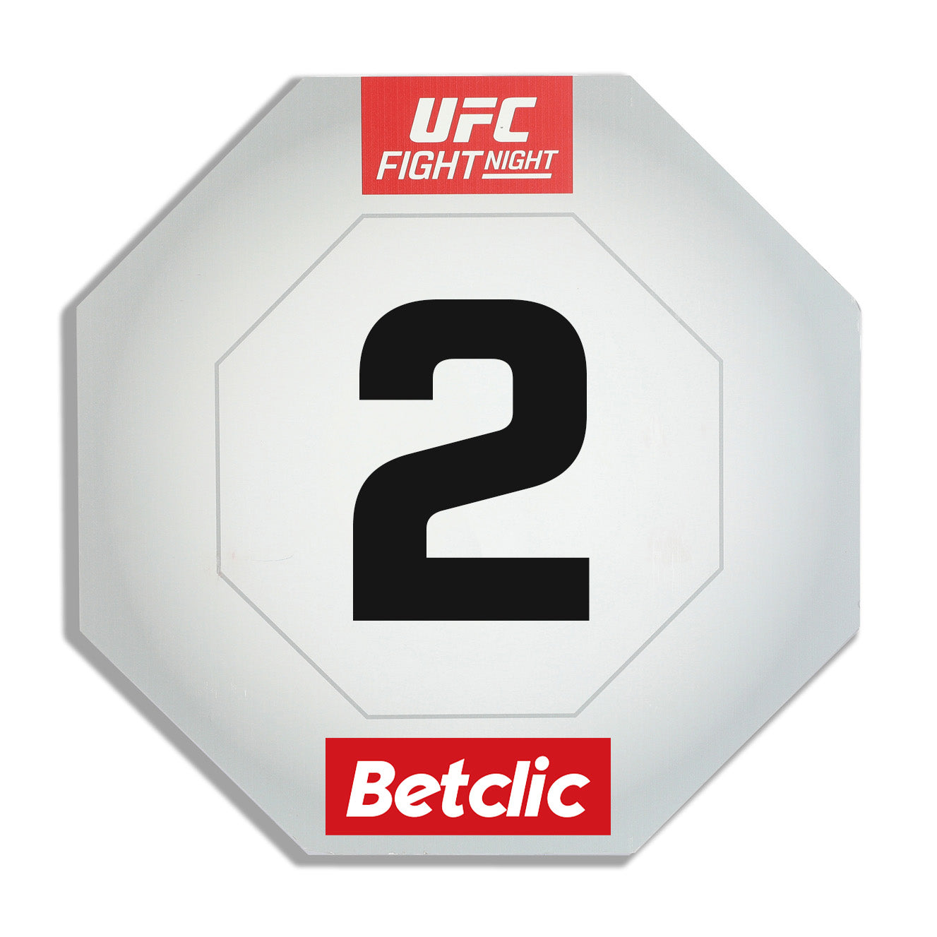 UFC Fight Night: Hooker vs Parnasse Event Used Round Card Two