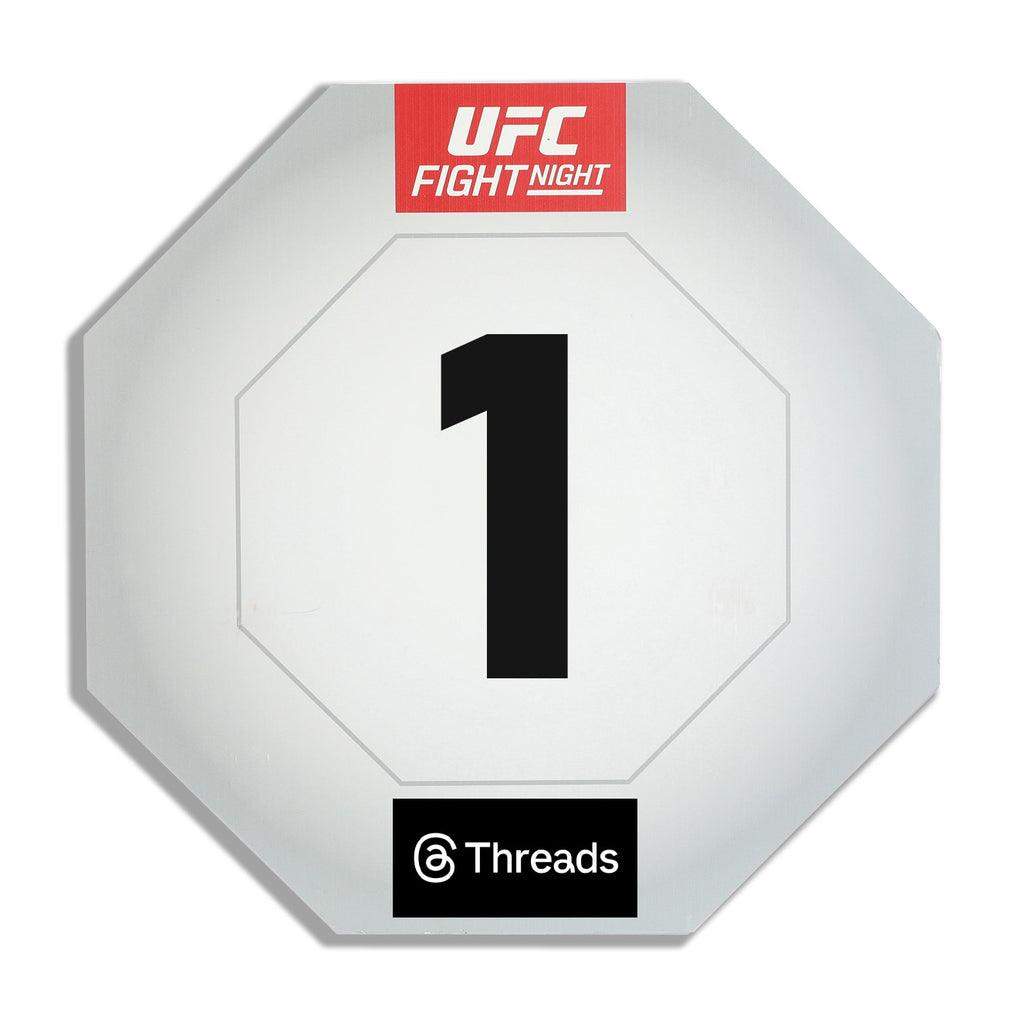 UFC Fight Night: Rosas Jr vs Barcelos Event Used Round Card One
