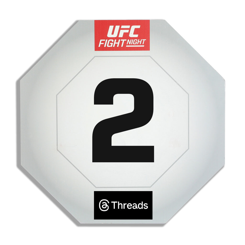 UFC Fight Night: Rosas Jr vs Barcelos Event Used Round Card Two