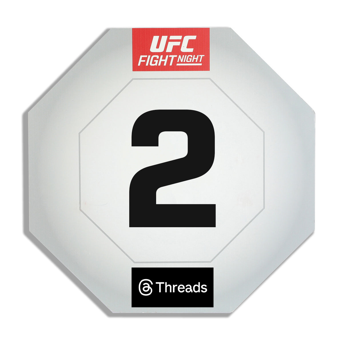 UFC Fight Night: Rosas Jr vs Barcelos Event Used Round Card Two