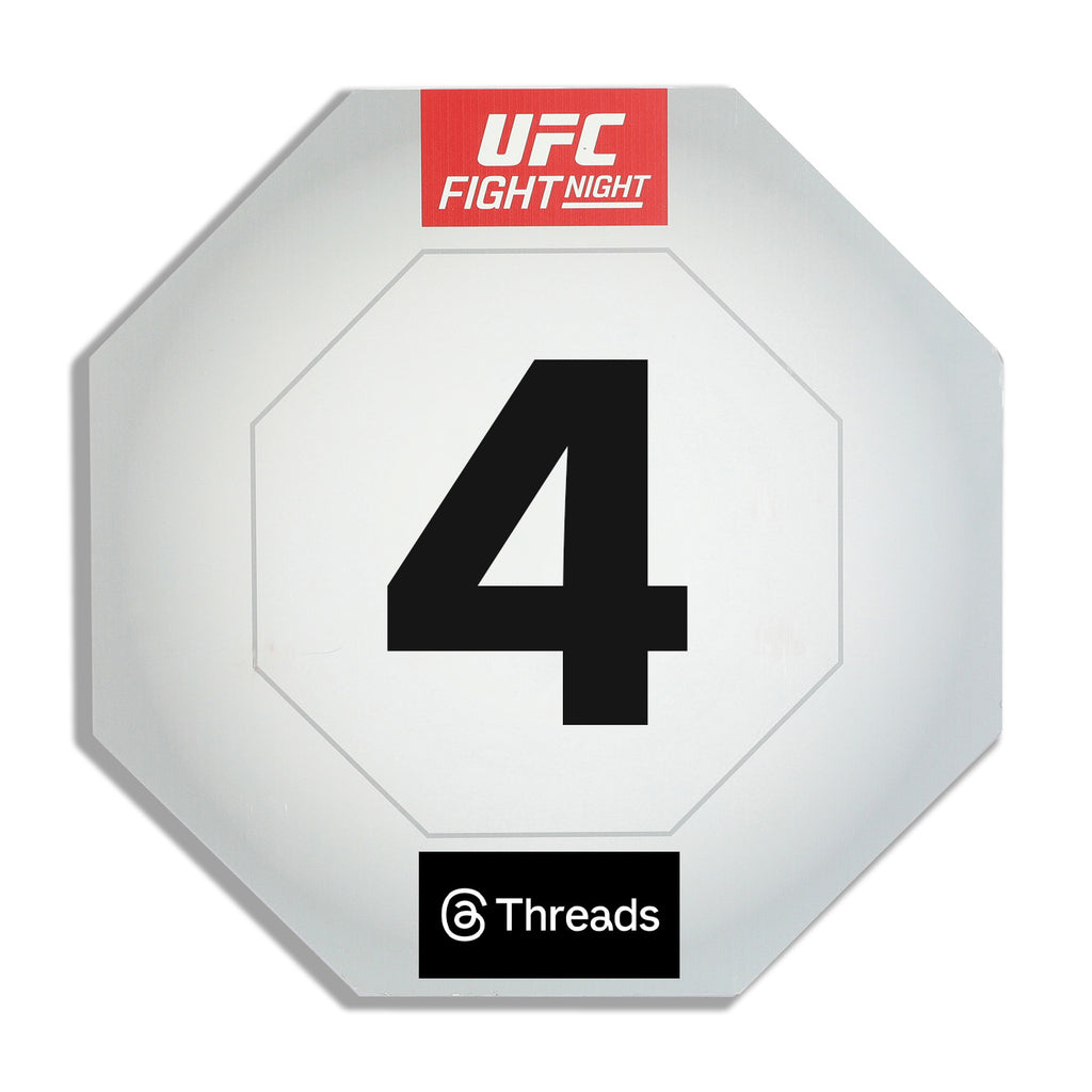 UFC Fight Night: Rosas Jr vs Barcelos Event Used Round Card Four
