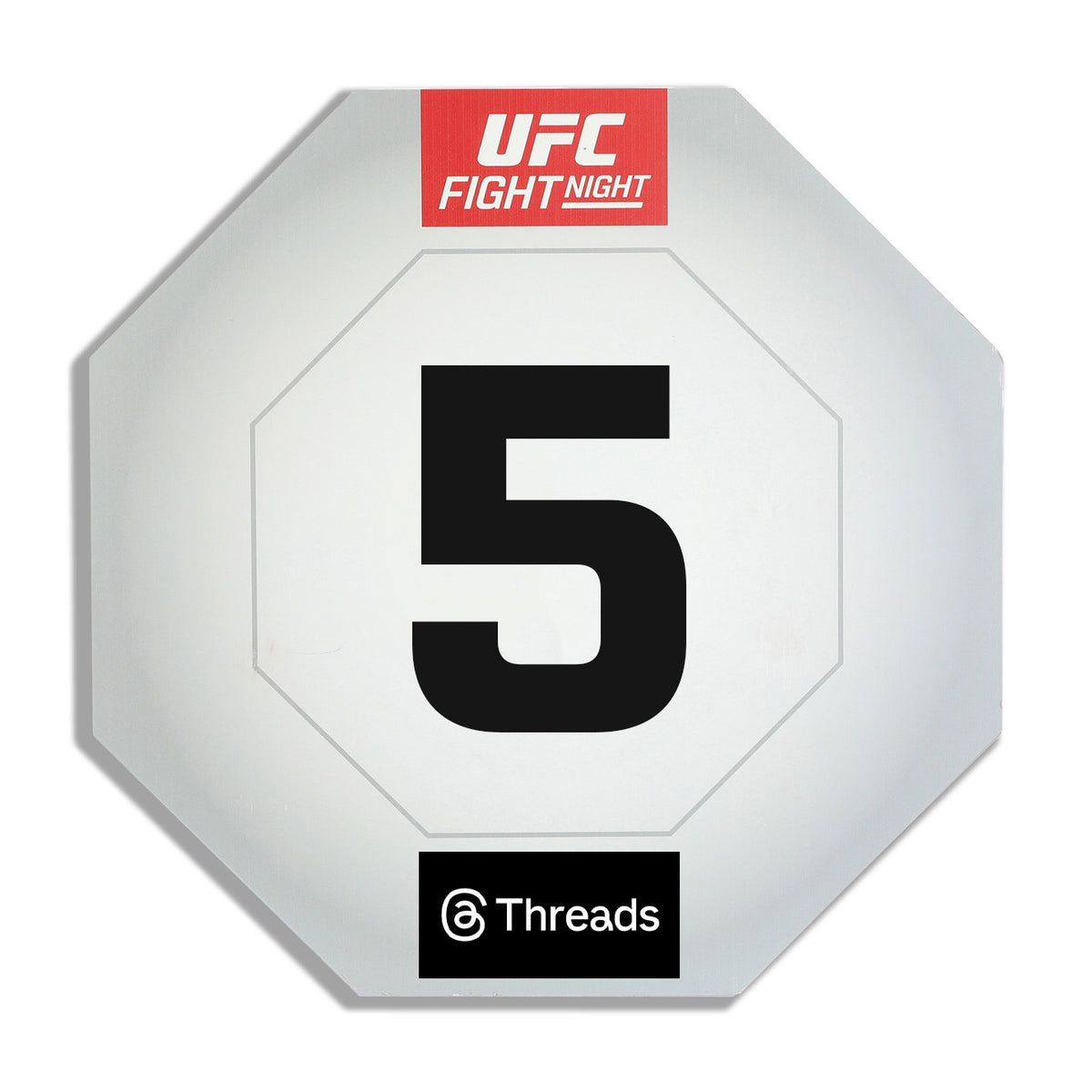 UFC Fight Night: Rosas Jr vs Barcelos Event Used Round Card Five