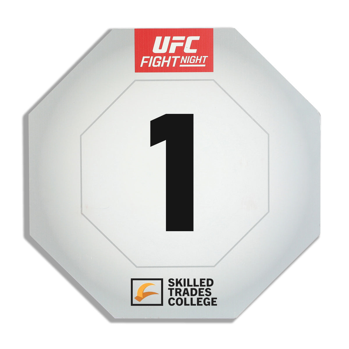 UFC Fight Night: Buckley vs Malott Event Used Round Card One