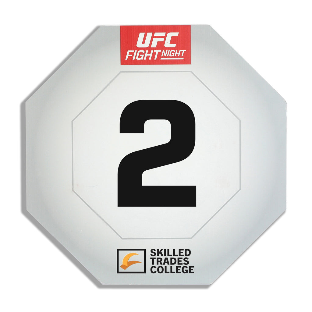 UFC Fight Night: Buckley vs Malott Event Used Round Card Two