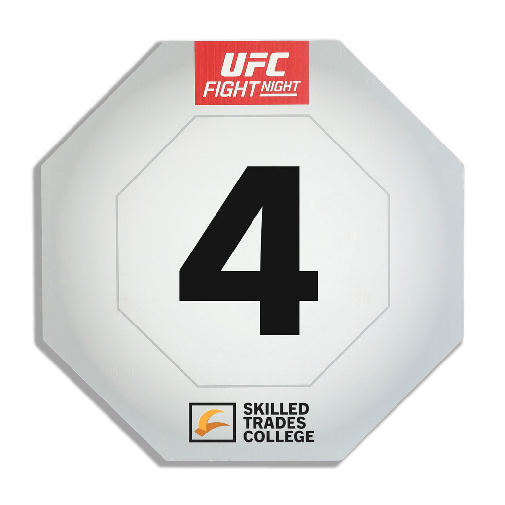 UFC Fight Night: Buckley vs Malott Event Used Round Card Four