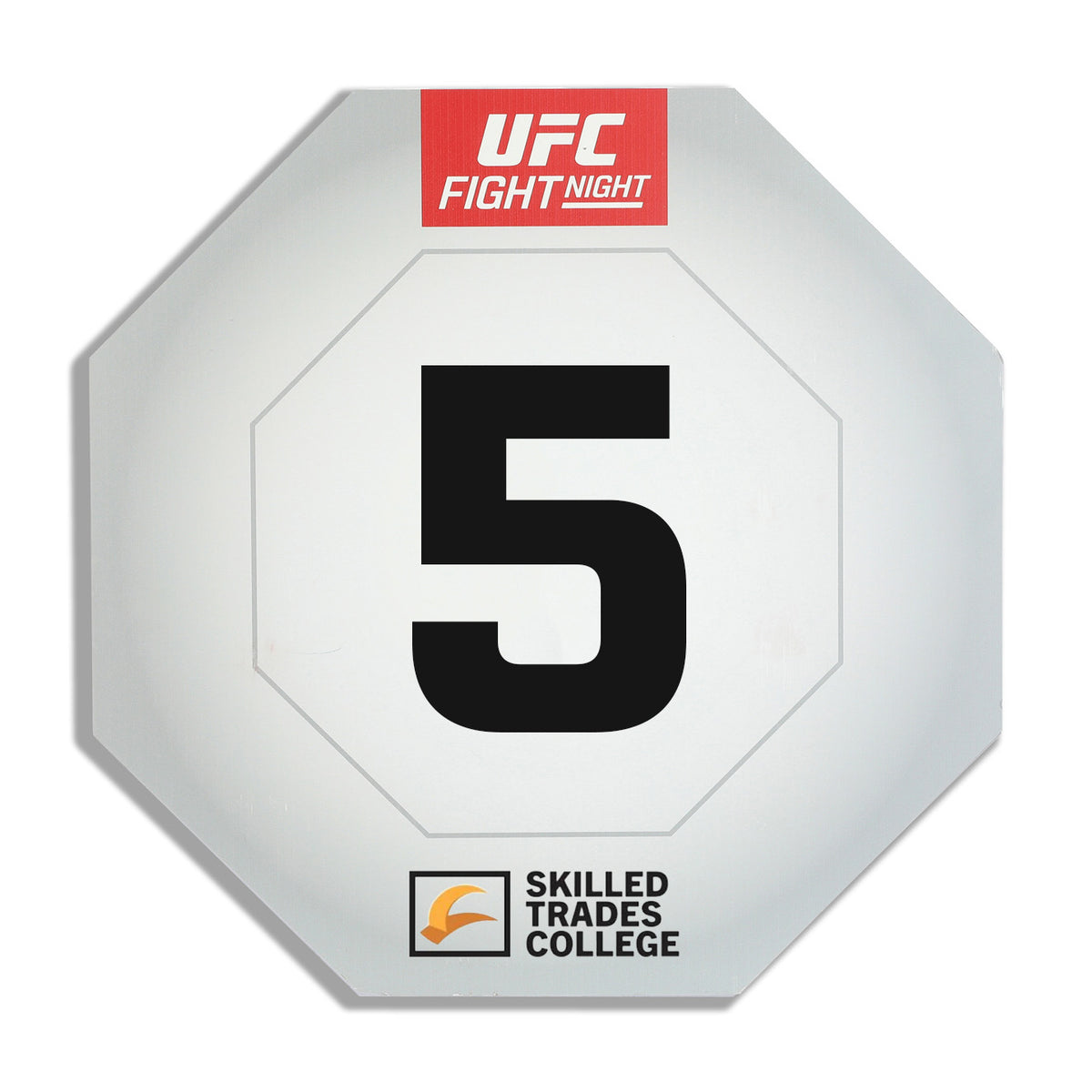UFC Fight Night: Buckley vs Malott Event Used Round Card Five