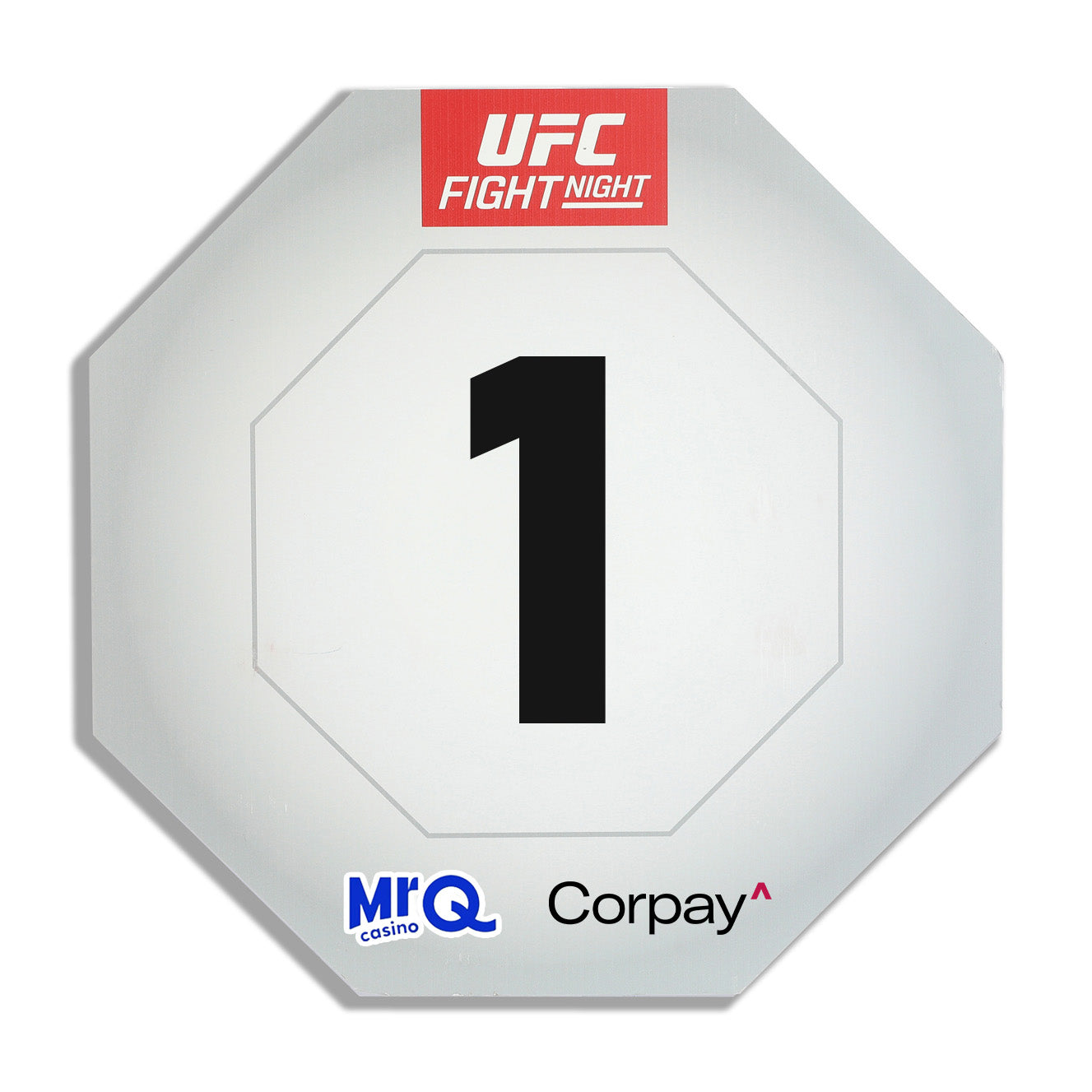 UFC Fight Night: Evloev vs Murphy Event Used Round Card One