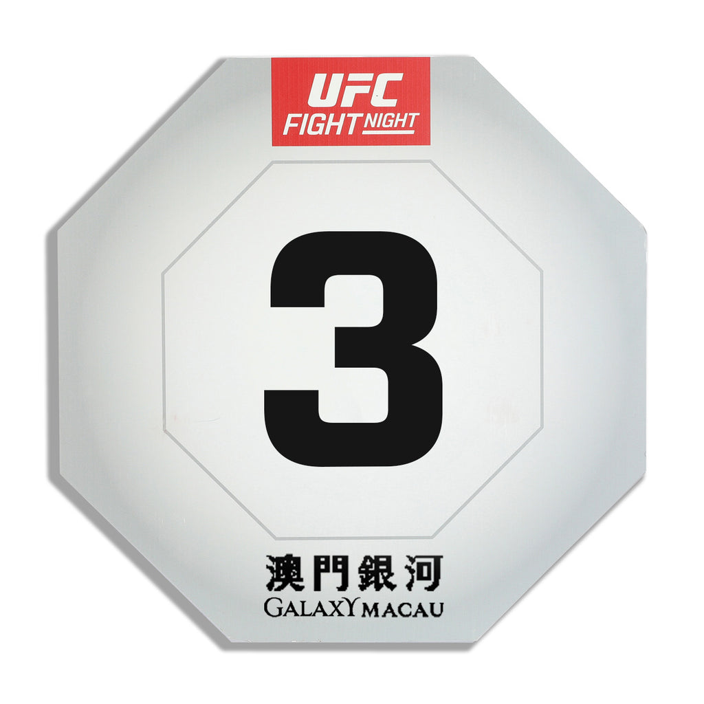 UFC Fight Night: Song vs Figueiredo Event Used Round Card Three