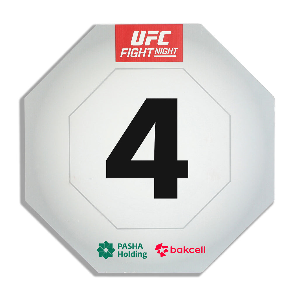 UFC Fight Night: Fiziev vs Torres Event Used Round Card Four